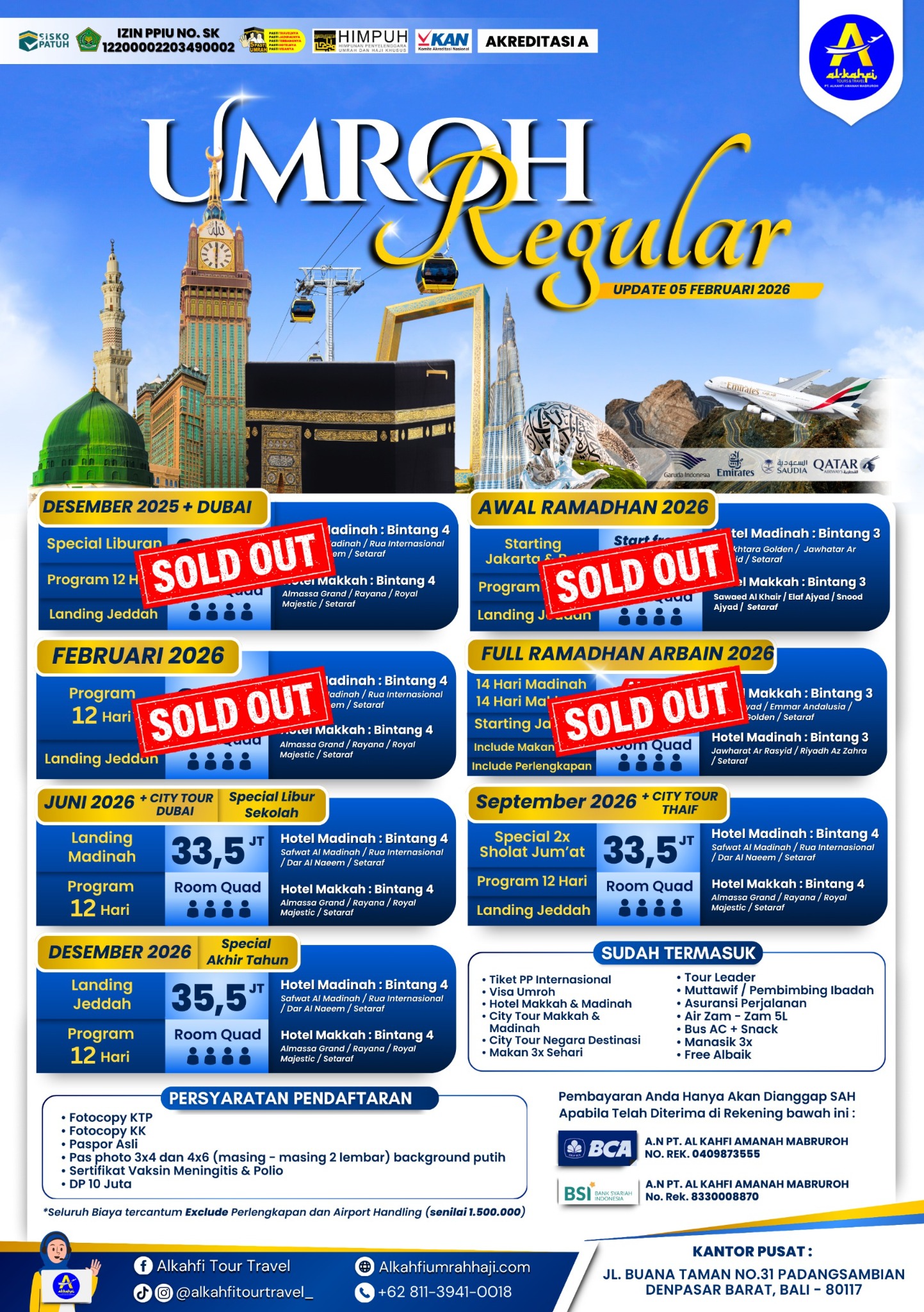Umroh Regular Alkahfi